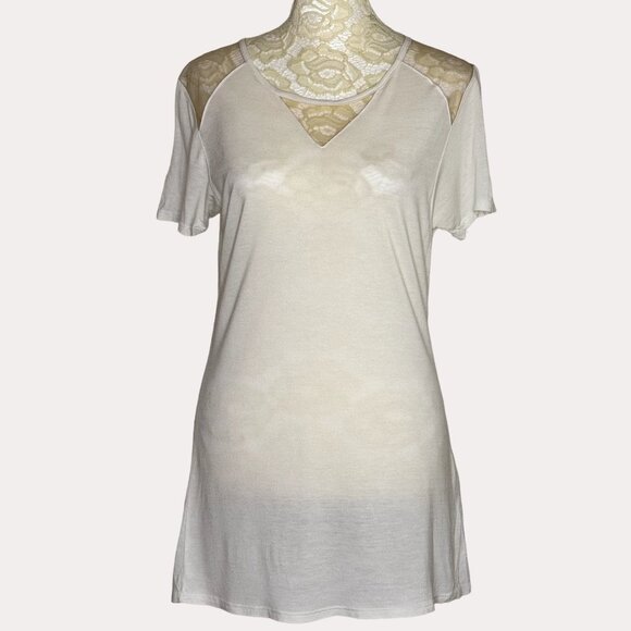 Siberian Mesh Sheer T-Shirt Knit Top Blouse M am - Picture 1 of 5